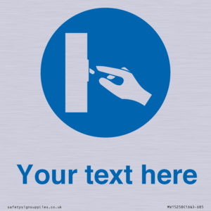 Custom Use Switch Sign